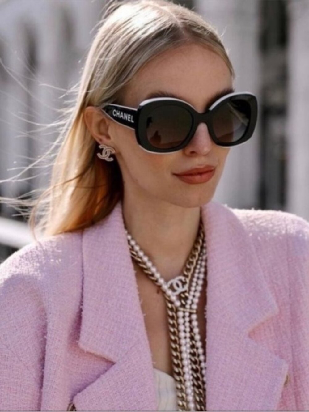 CHANEL Acetate Sunglasses